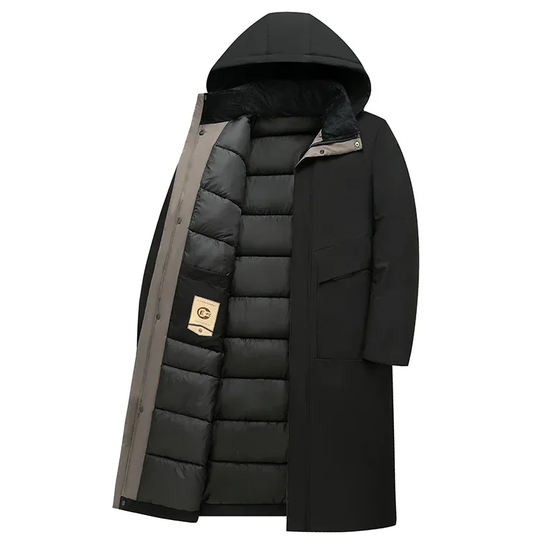 Evan | Abrigo de invierno con cremallera frontal y aislamiento para hombre