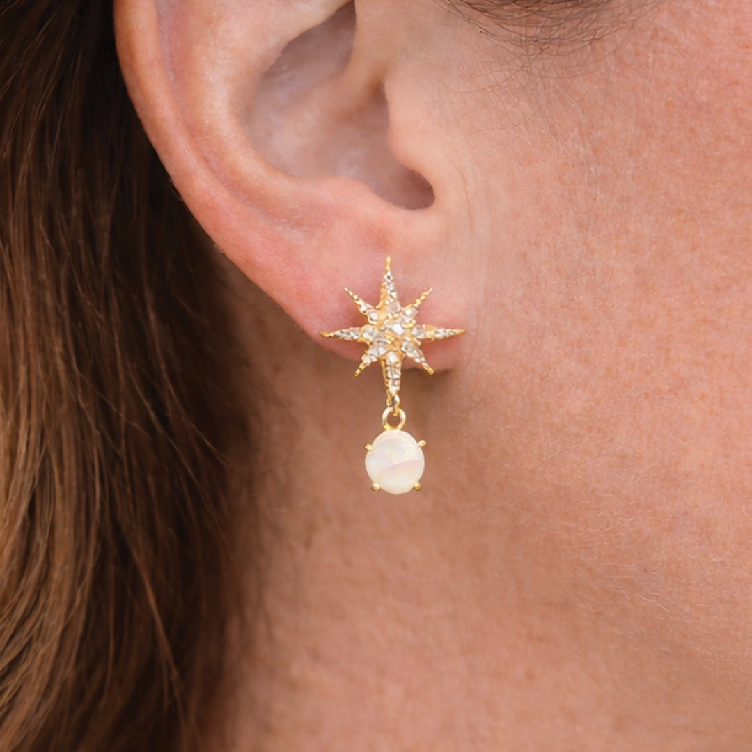 Lori - Pendientes Luna y Estrella