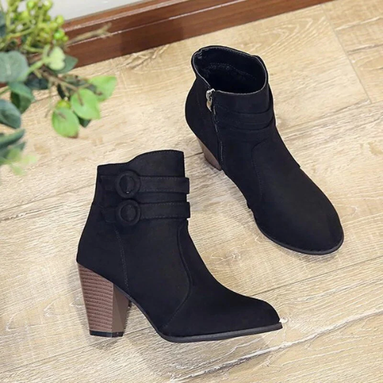Women’s Chic Zip-Up Ankle Boots