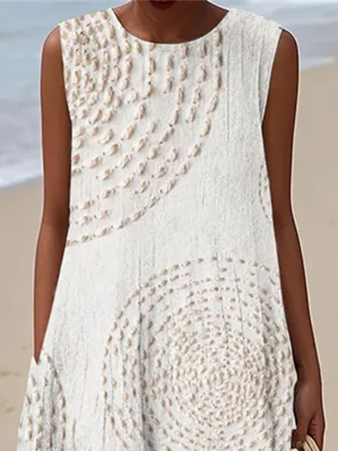 Oplena – Vestido informal sin mangas
