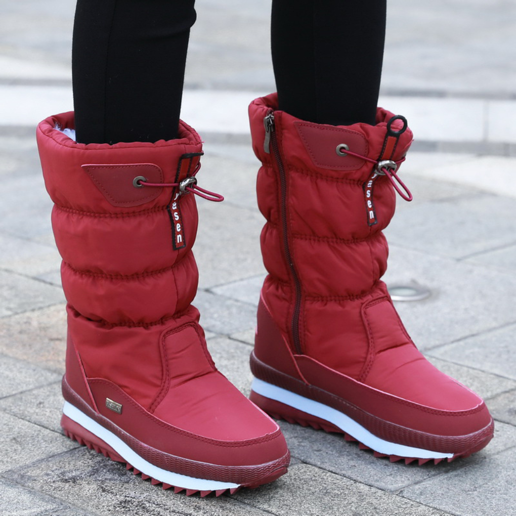Makayla | Botas de invierno con aislamiento y cremallera para mujer