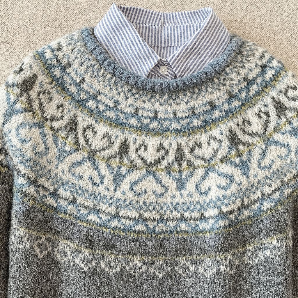 Luxe™ | Suéter de punto vintage chic