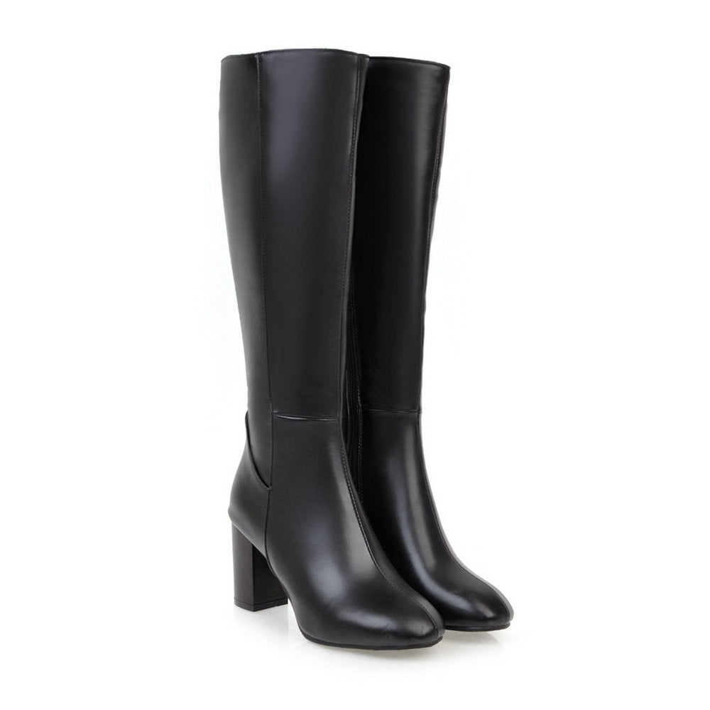 Mia | Botas elegantes de tacón alto hasta la rodilla para mujer