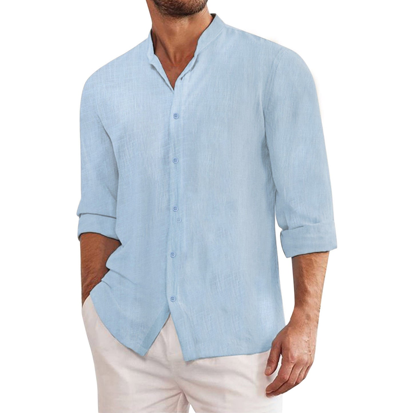 Chic Stand Collar Shirt