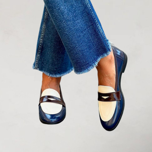 Marleen | Mocasín azul marino