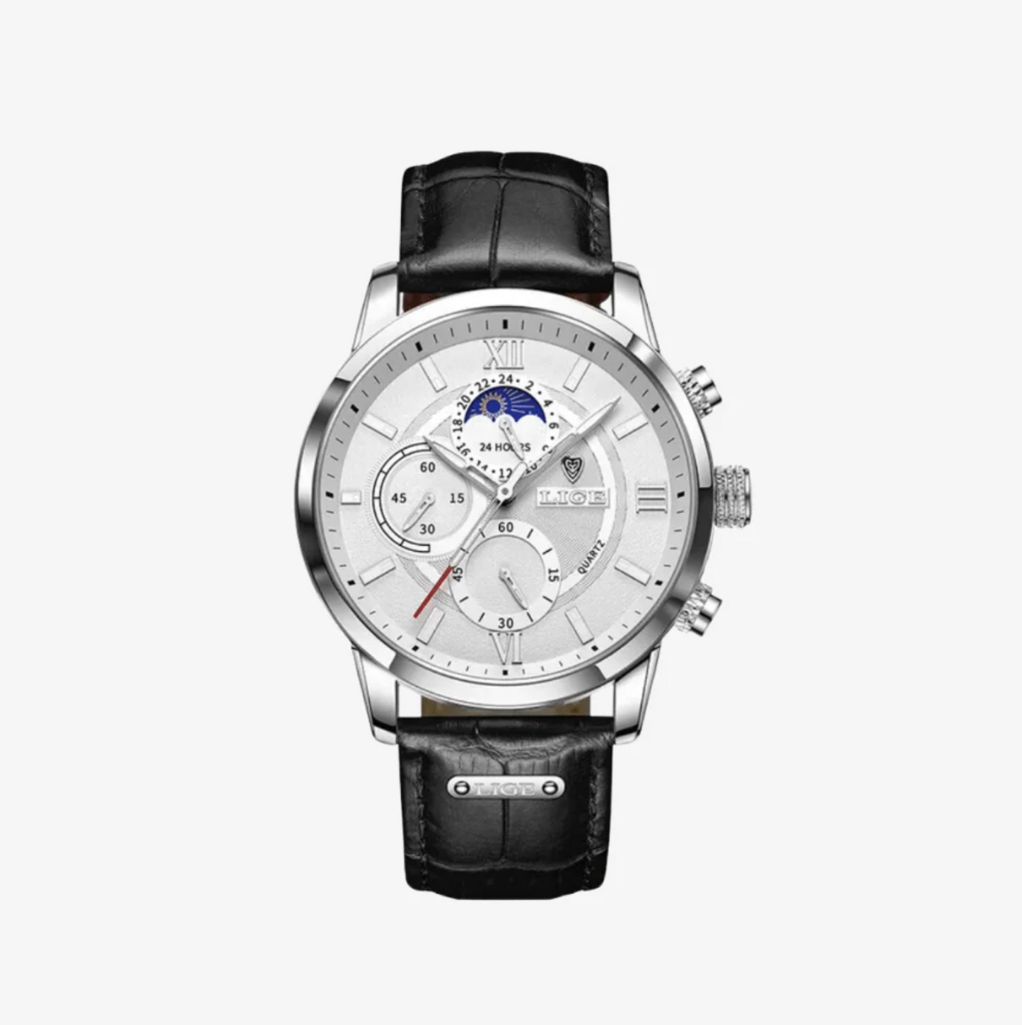 Luxury Waterproof Leather Strap Watch