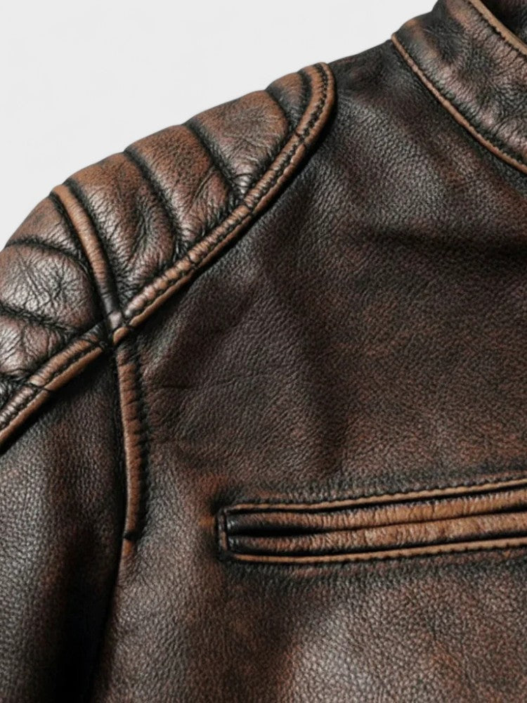 Troels™ | Chaqueta de cuero de primera calidad
