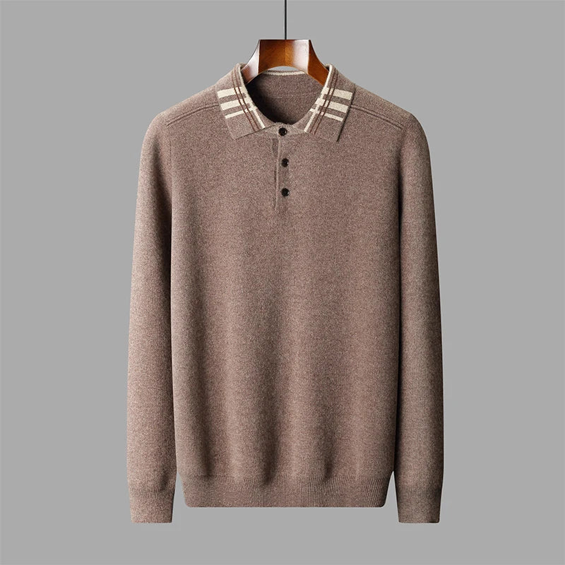 Oscar | Men’s Winter Classic Knit Polo Sweater
