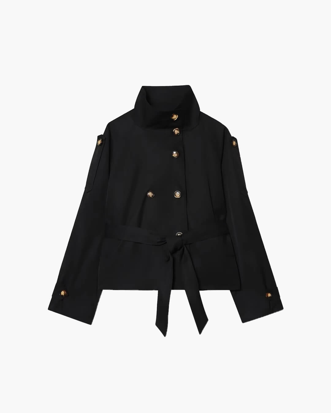 Addison | Women’s Winter Belted Cropped Trench Coat