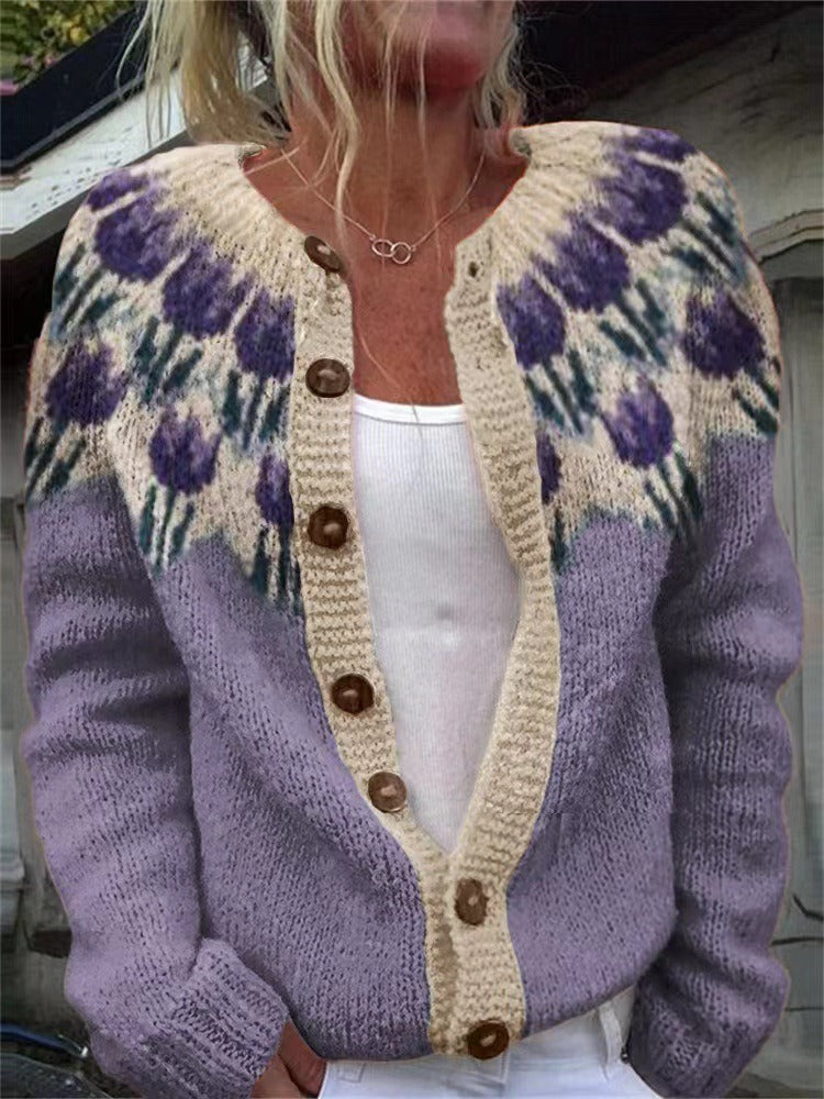 Nordic Charm Knit Pullover