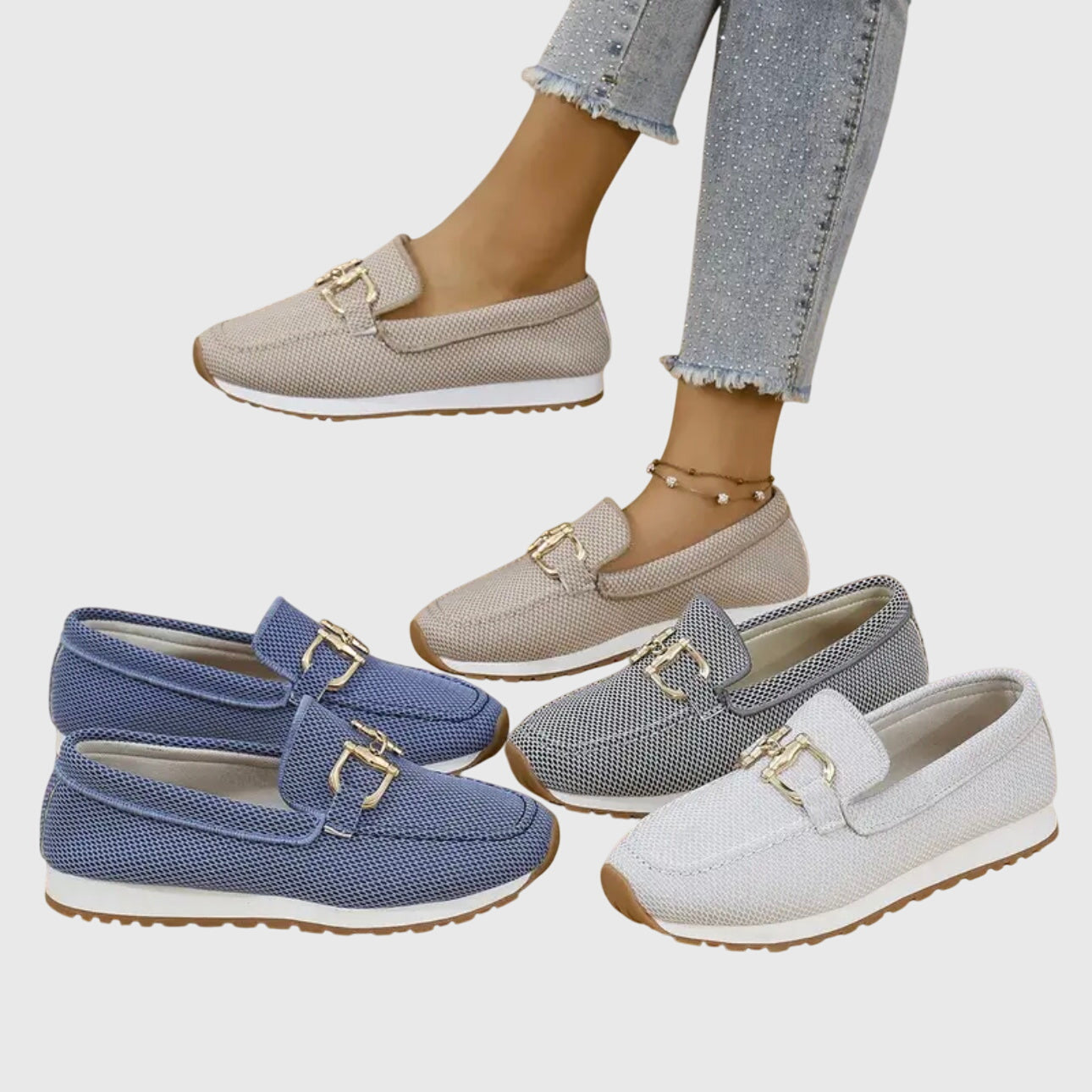 SUSIE | Zapatillas ortopédicas tipo mocasín