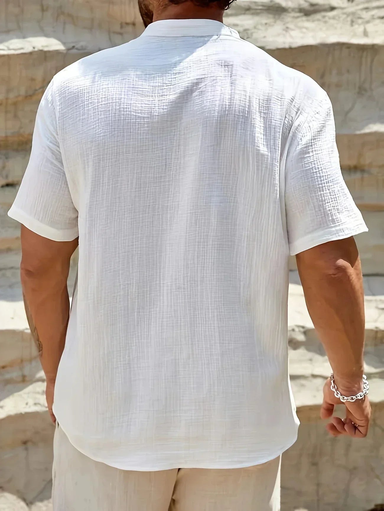 Cozy Stand-Collar Summer Shirt