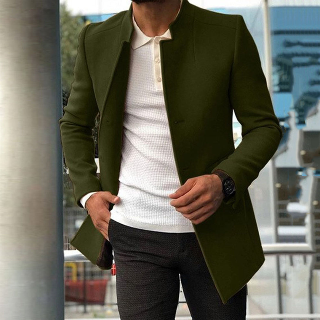 Matthew | Abrigo de invierno entallado color camel para hombre