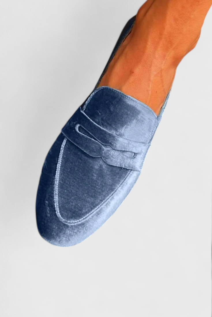 Printed Slip-On Comfort Loafers