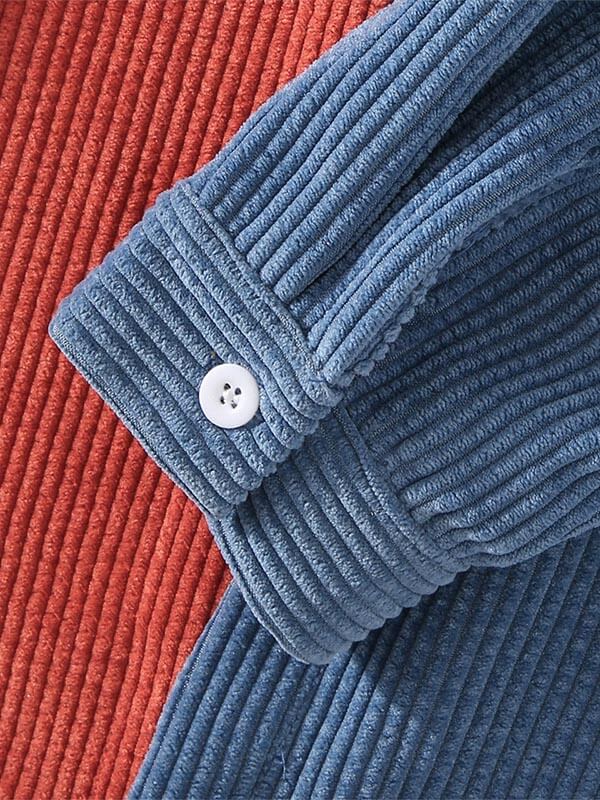 Edmund | Men’s Color-Block Corduroy Shirt