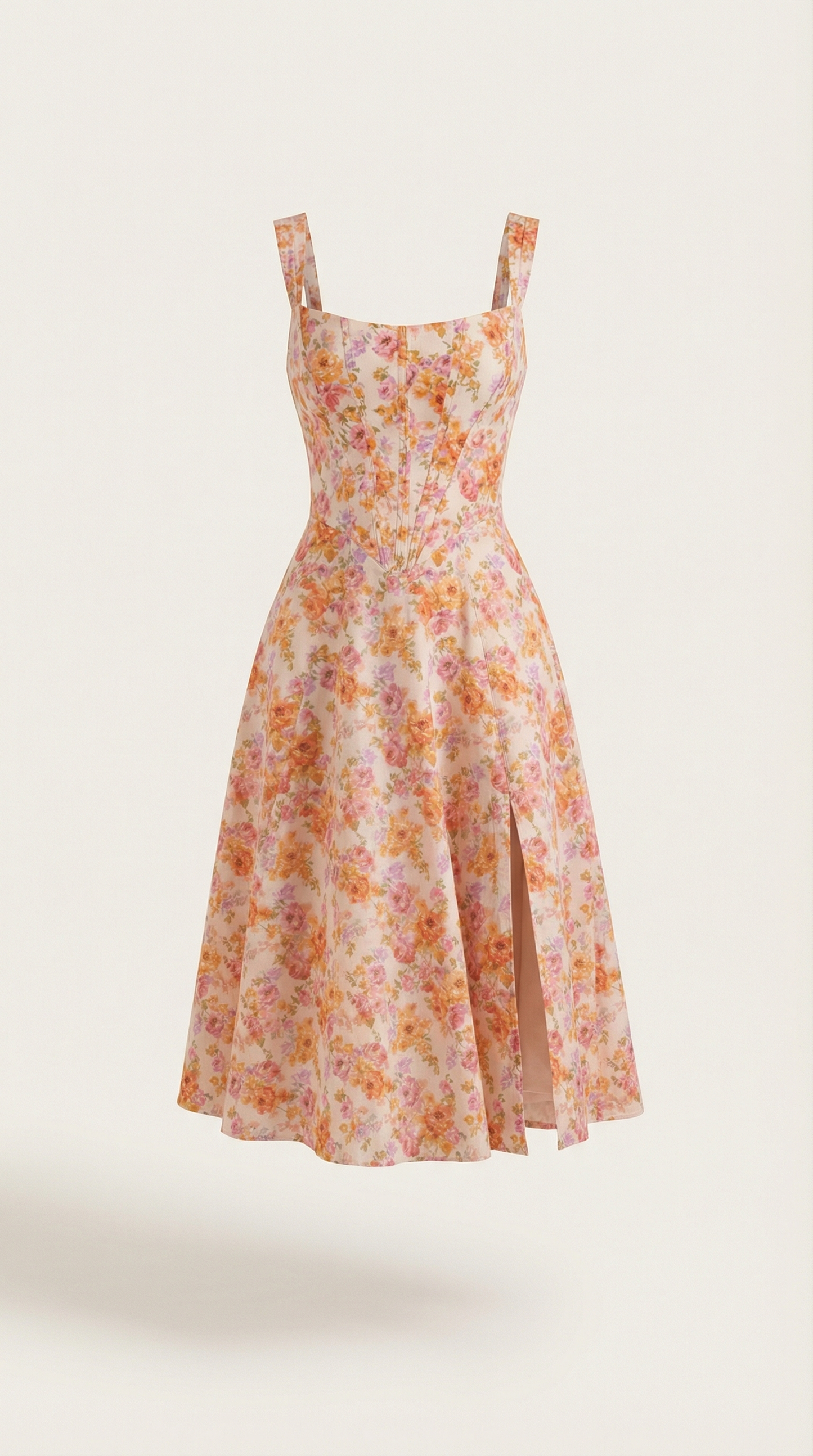 Vestido midi Dahlia