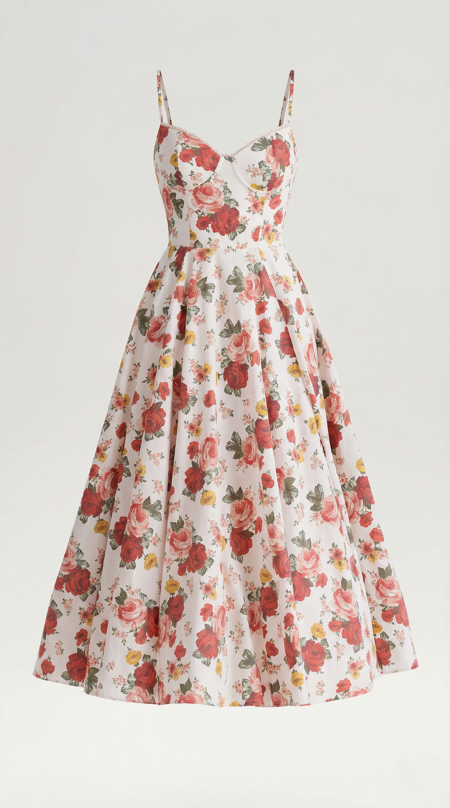 Vestido midi de tul Isolde