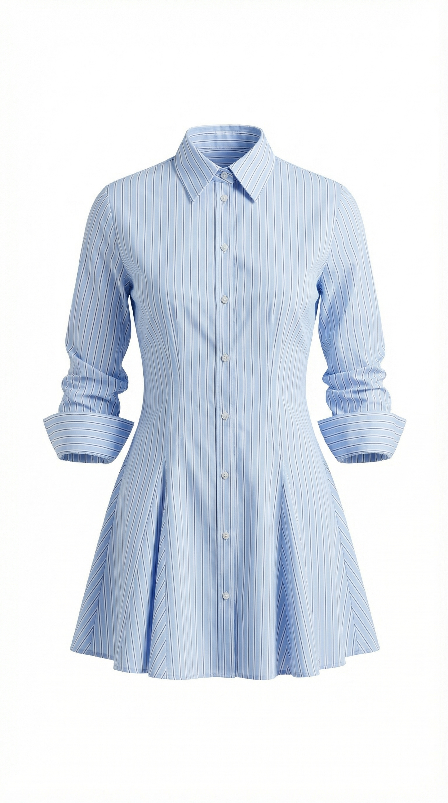 Minivestido Jeanette de Camisa a Rayas