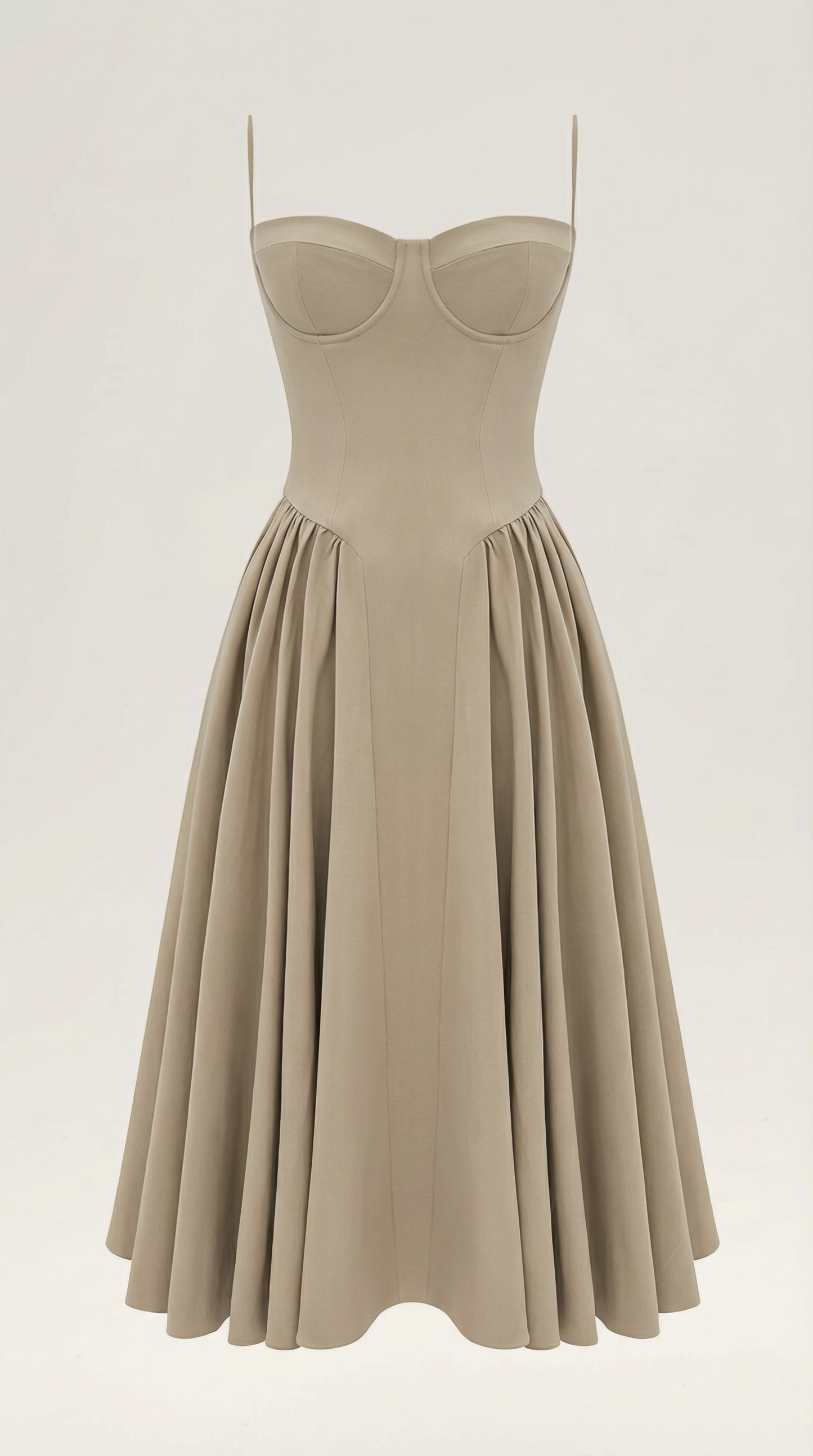 Vestido midi corsé Odette