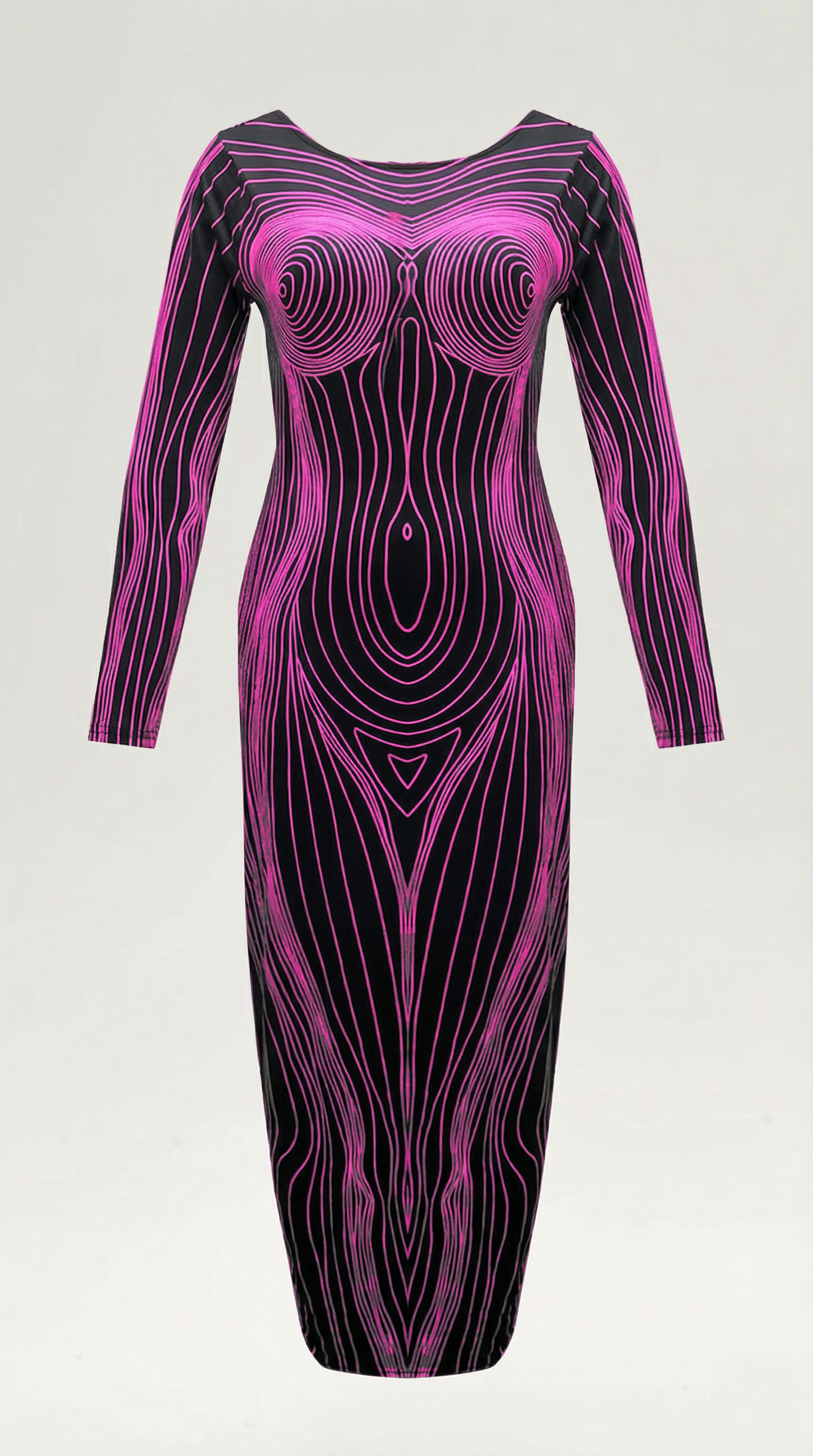 Vestido maxi ajustado Xiomara