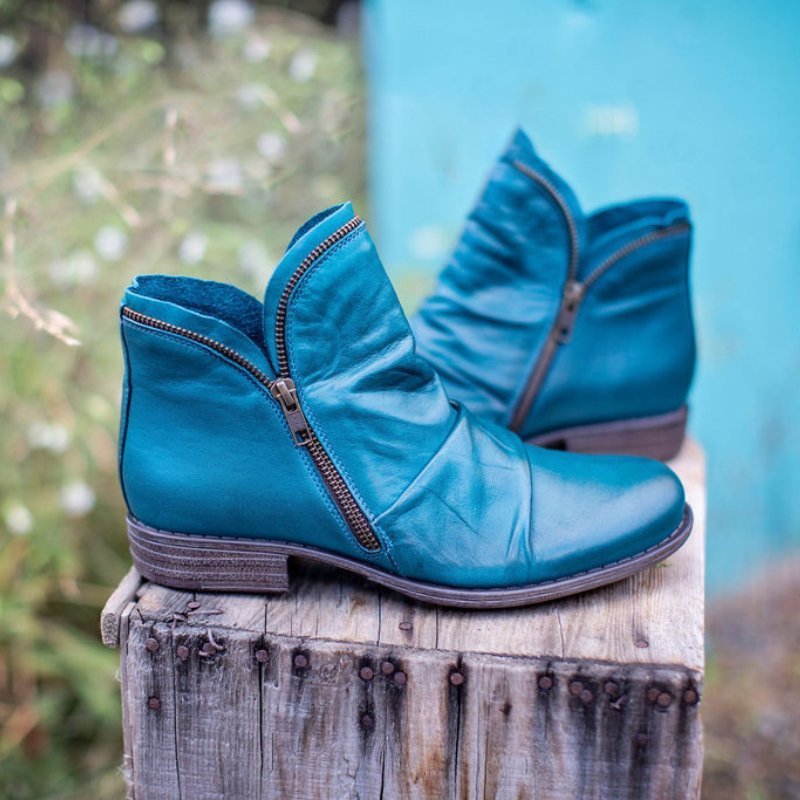 Women’s Autumn Leather Ankle Boots