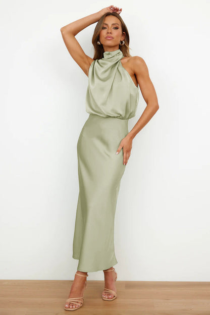 Quentin | Vestido drapeado Sahara