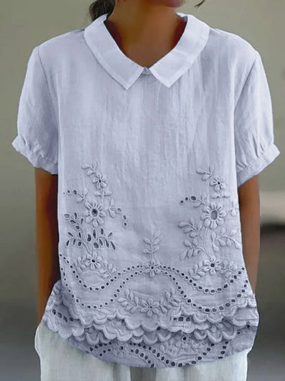 Lily | Camisa Bordada Floral