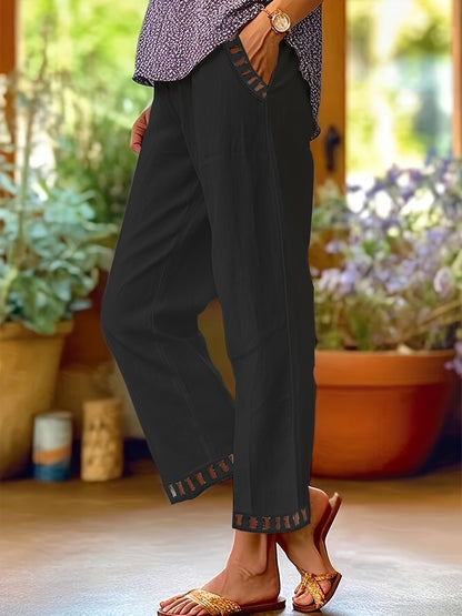 Wren – Pantalones cortos con ribete en contraste y corte relajado