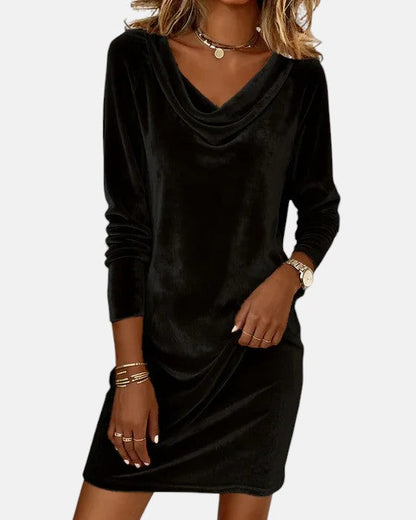 Loose Fitting Velvet Dress