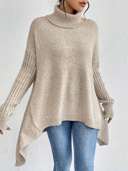 Elegant High-Collar Knit