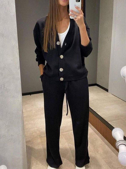 Kylie | Cárdigan holgado con pantalones con cordón para mujer