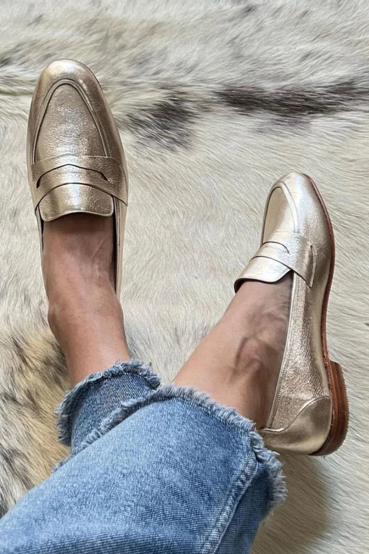 Patchwork Real Leather Loafer