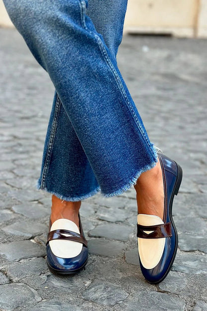 Marleen | Mocasín azul marino