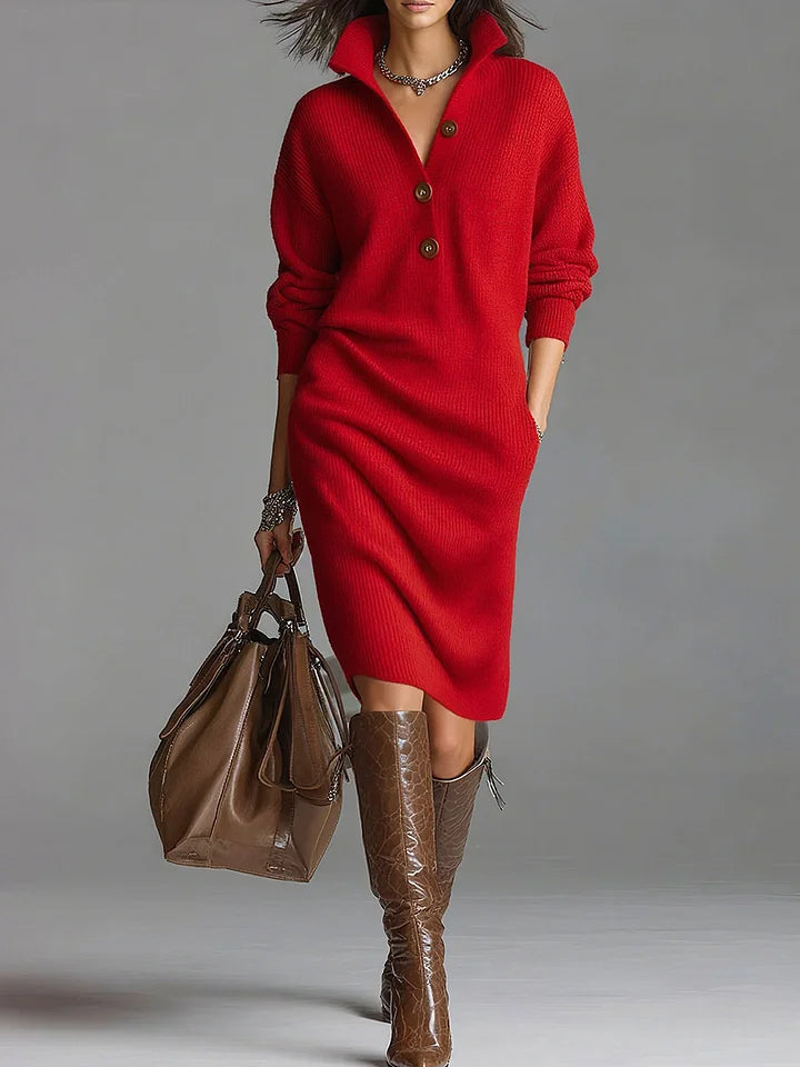 Elegant Sweater Dress