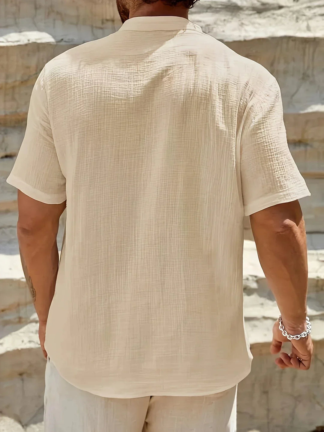 Cozy Stand-Collar Summer Shirt