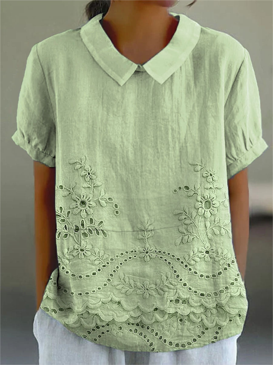 Lily | Camisa Bordada Floral