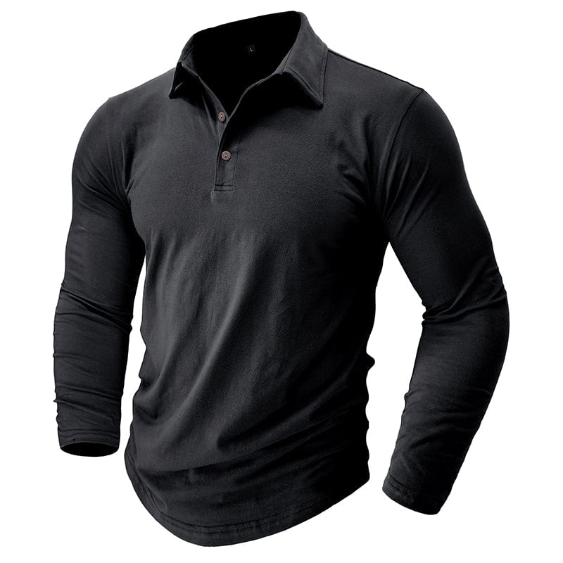 Muscle Fit Longsleeve Polo