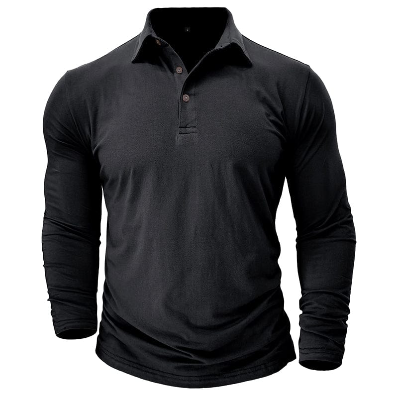 Muscle Fit Longsleeve Polo