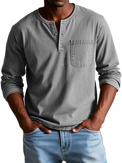 Classic Vintage Long-Sleeve Shirt