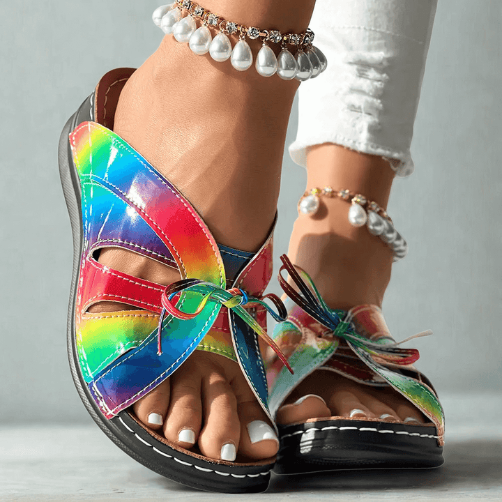 Soraya Soft Arch Bow Sandals
