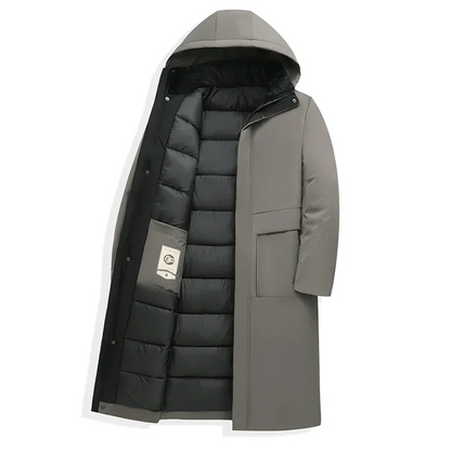 Evan | Abrigo de invierno con cremallera frontal y aislamiento para hombre