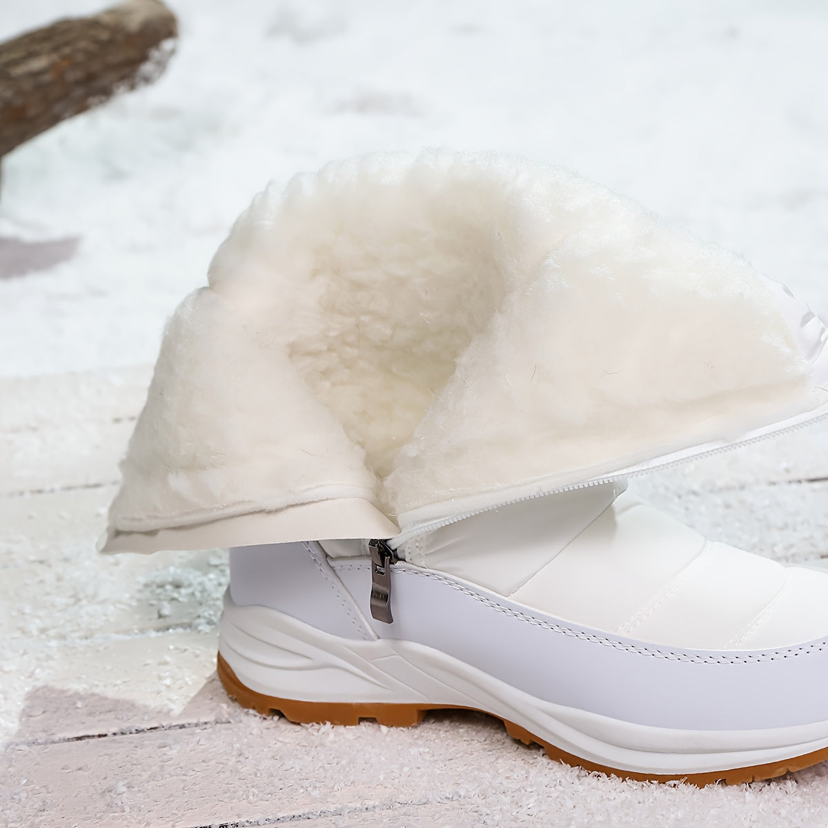 Botas de invierno cálidas e impermeables. 