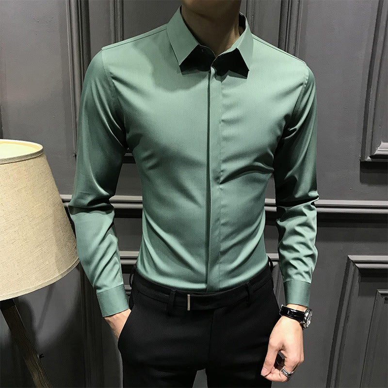 Sharp and Simple Iron-Free Shirt
