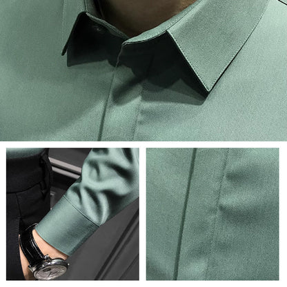 Sharp and Simple Iron-Free Shirt