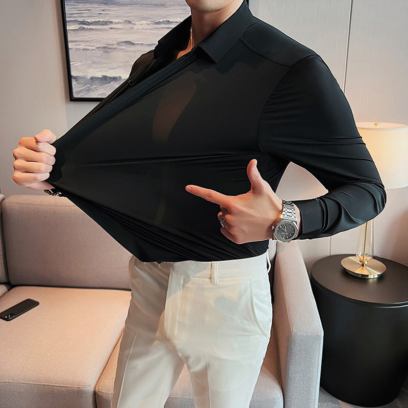 Sharp and Simple Iron-Free Shirt