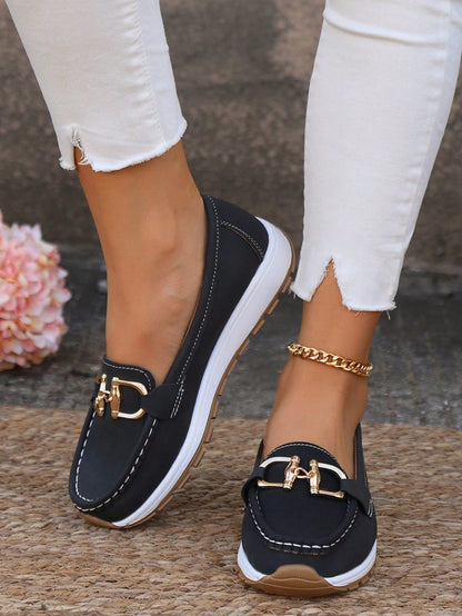 ELLIE | Mocasines con hebilla plana