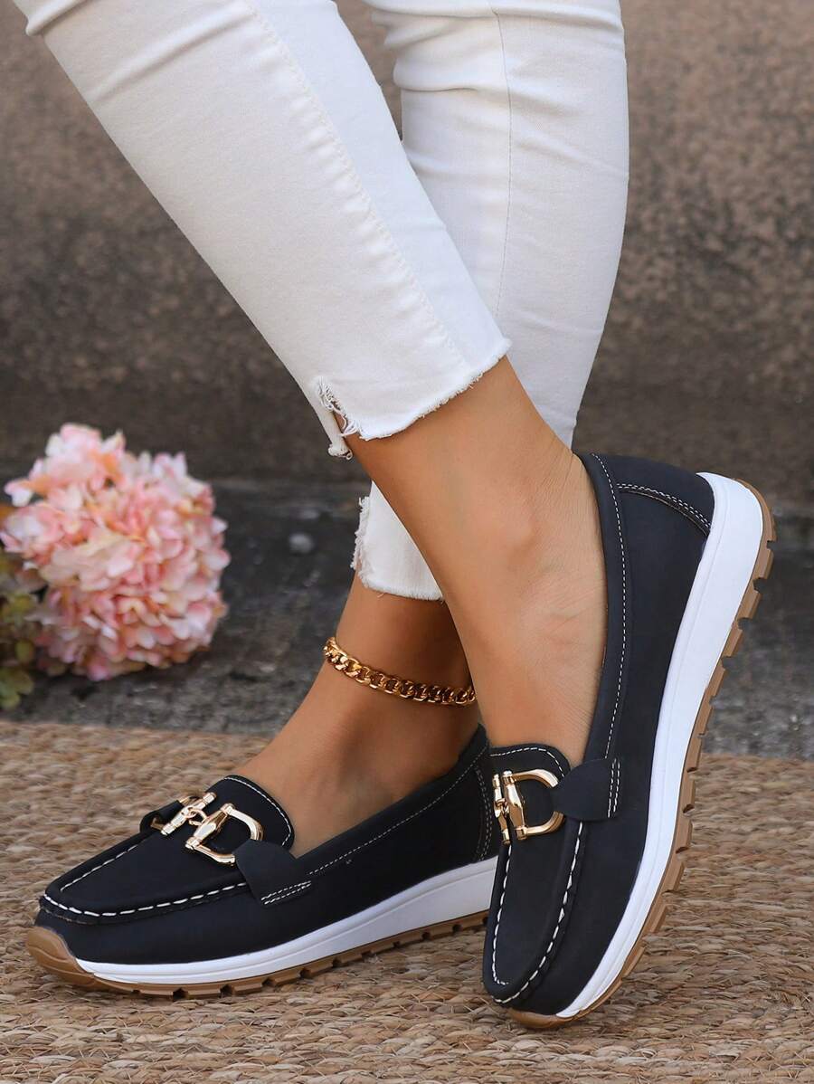 Stylish Casual Real Leather Loafers