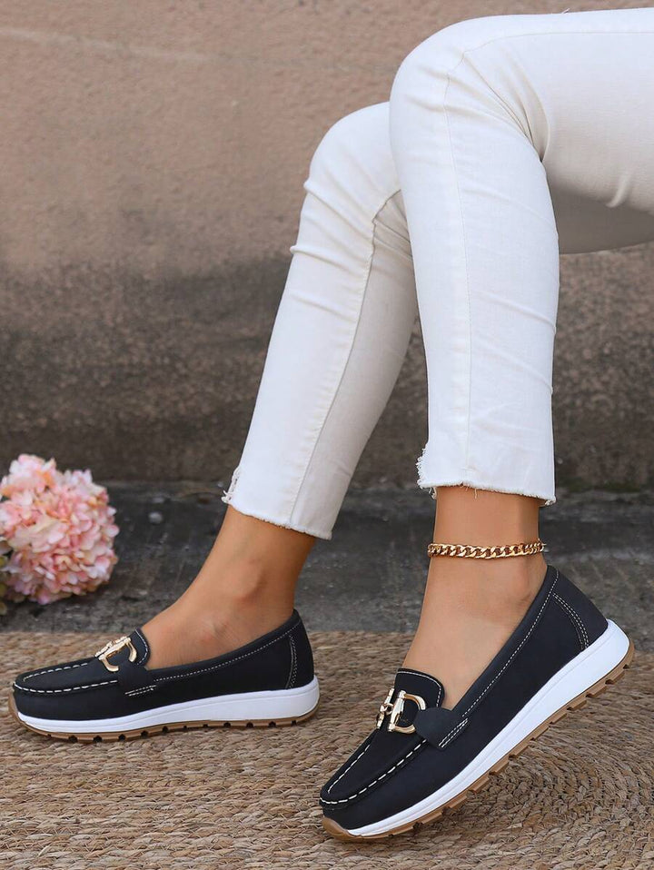 Mia | Non Slip Orthopedic Real Leather Loafers