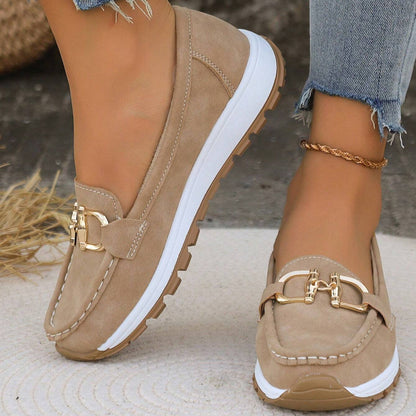 ELLIE | Mocasines con hebilla plana