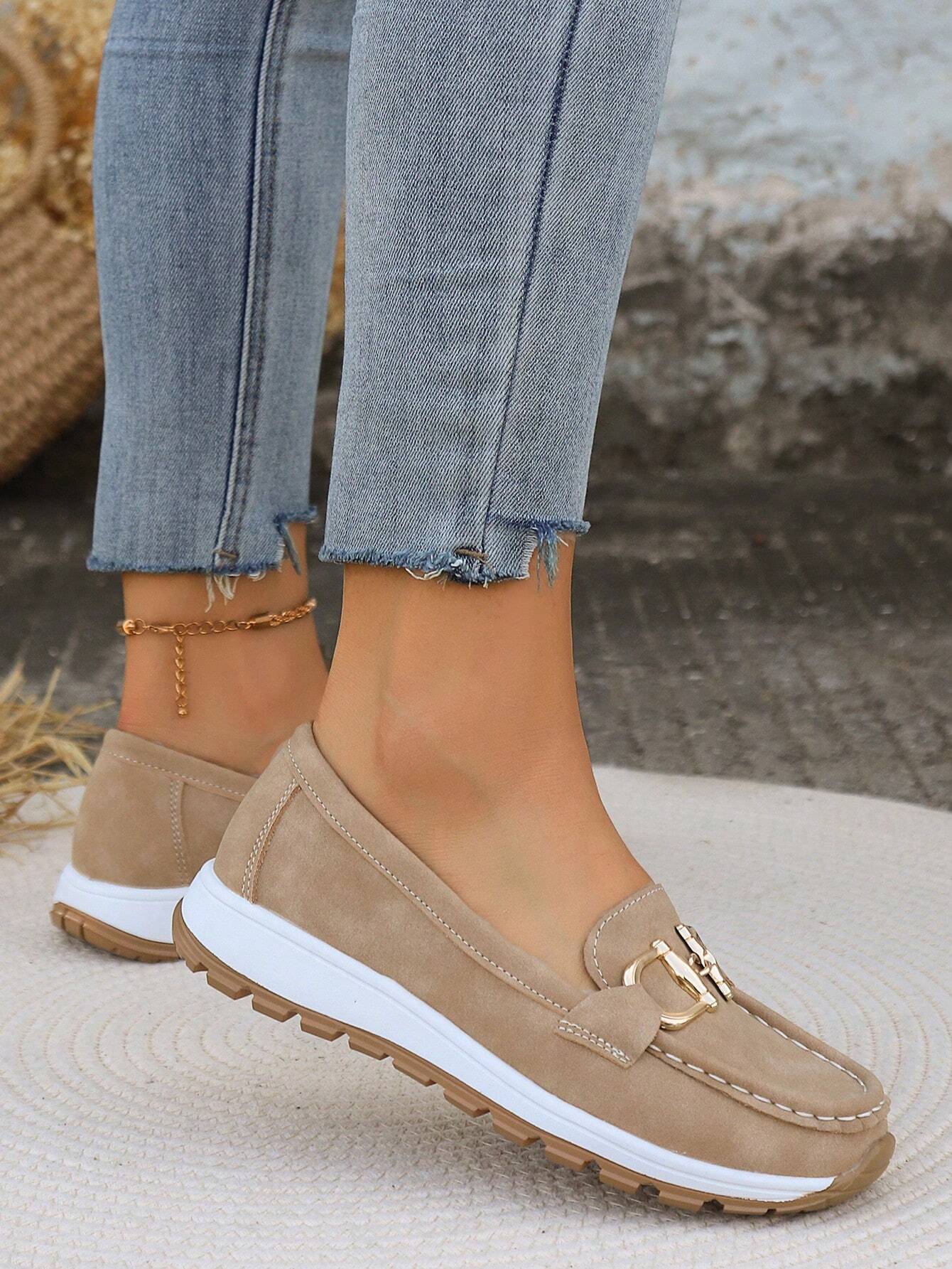 ELLIE | Mocasines con hebilla plana